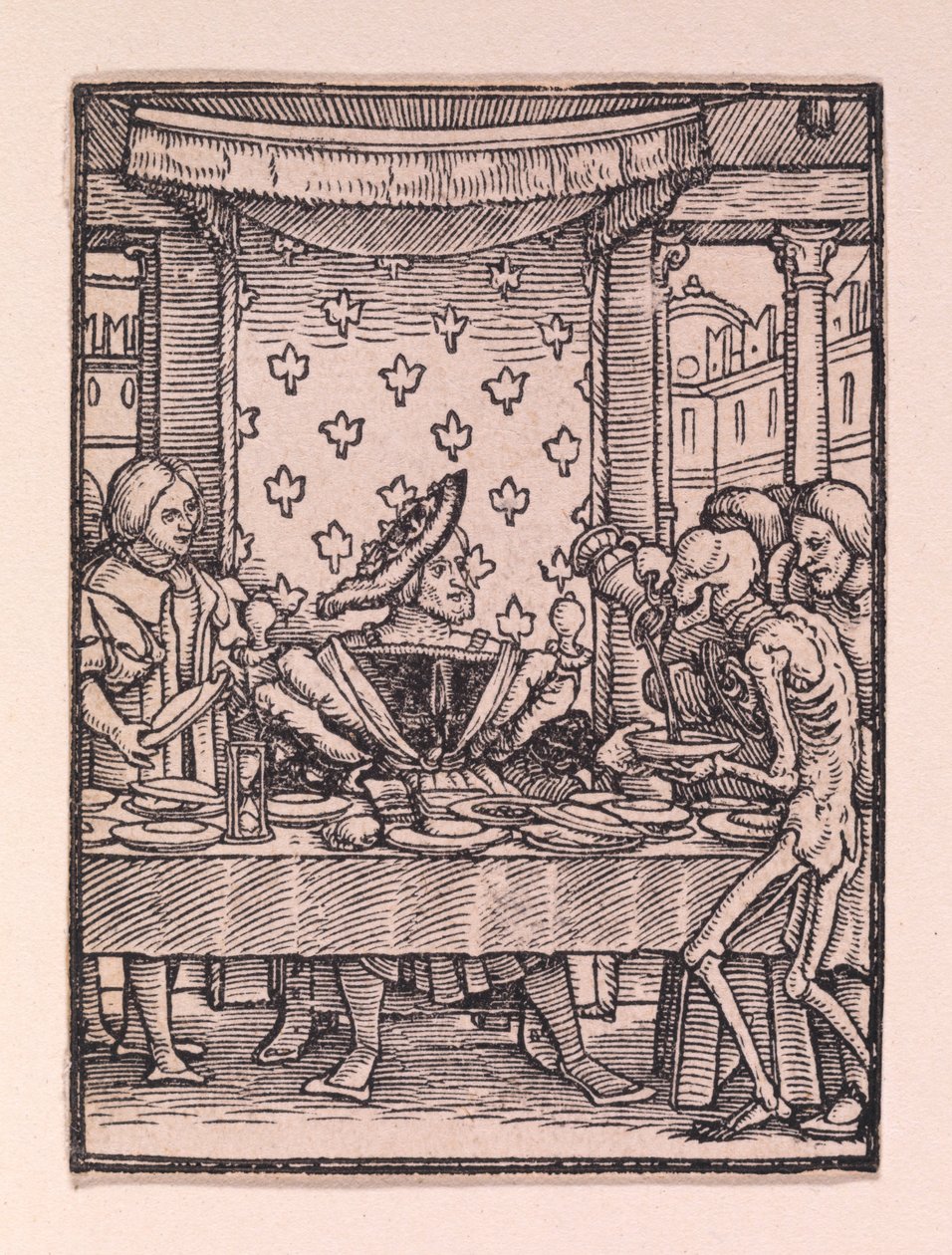Kongen, fra «Dødsdansen» av Hans Holbein the Younger