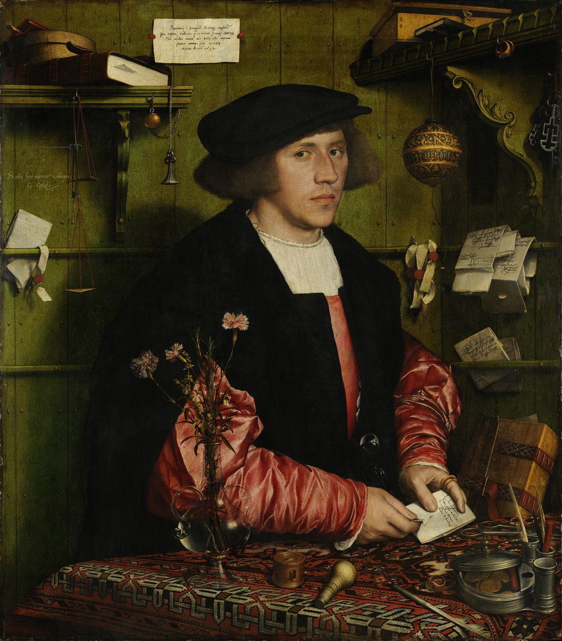 Kjøpmannen Georg Gisze av Hans Holbein the Younger