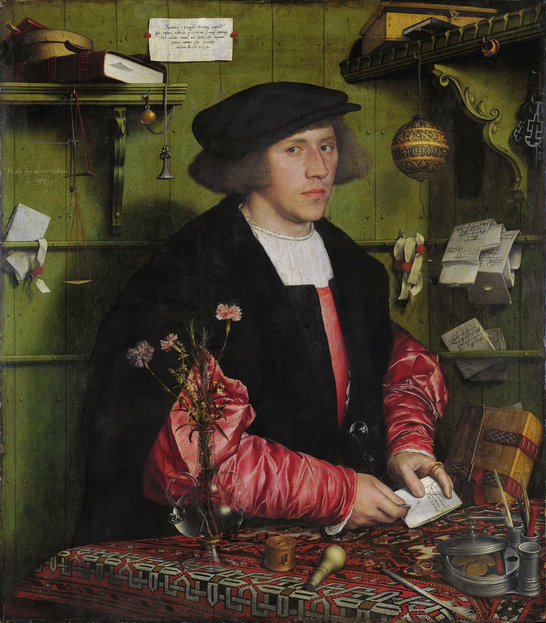 Kjøpmannen Georg Gisze av Hans Holbein the Younger