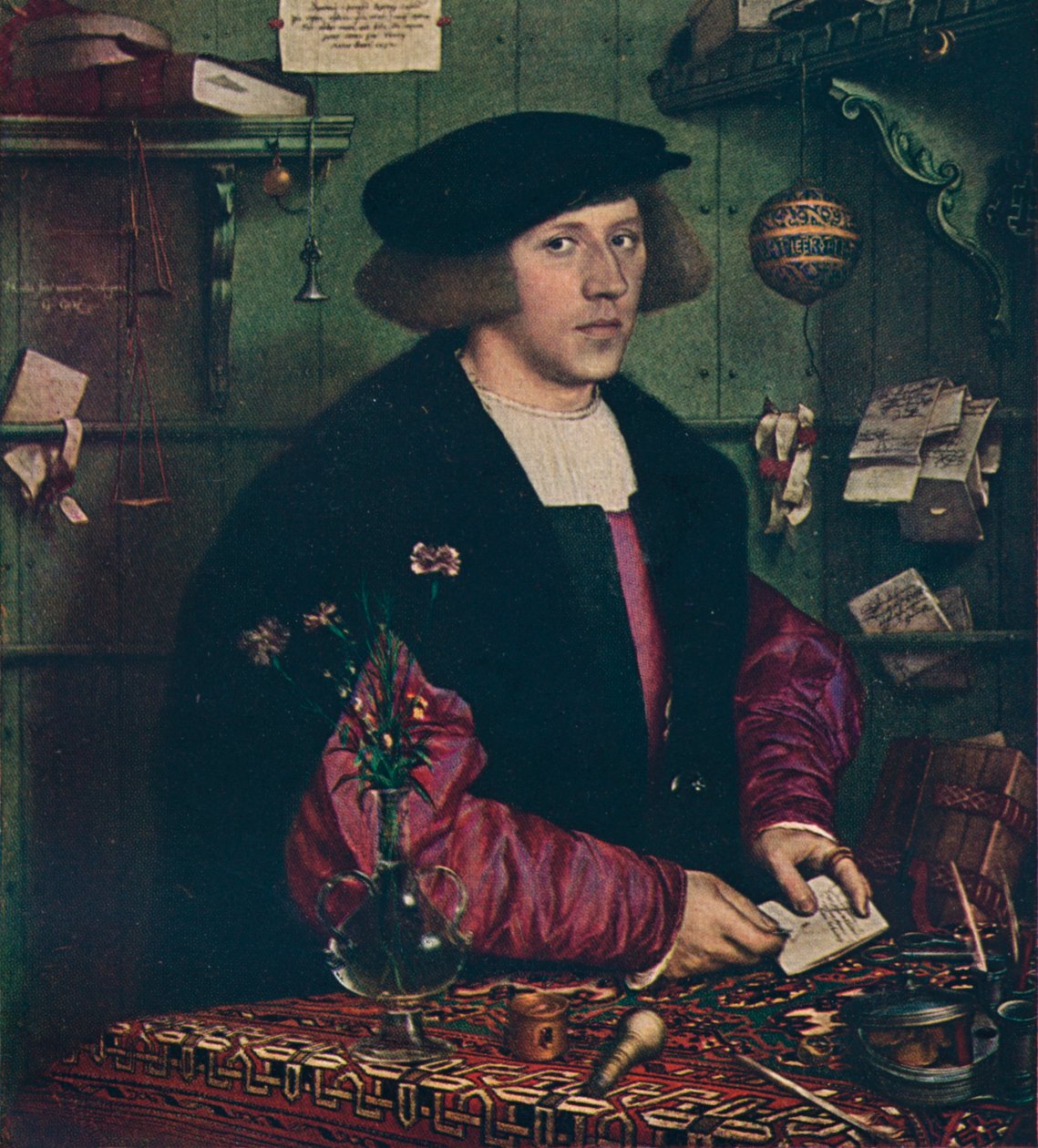 Kjøpmannen Georg Gisze, 1532 av Hans Holbein der Jüngere
