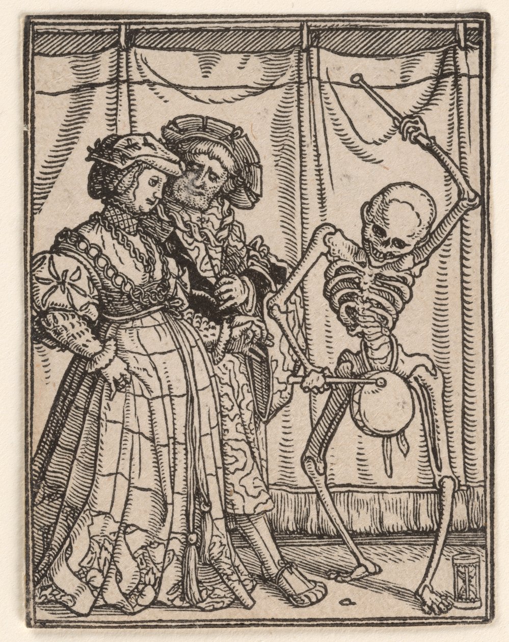 Adelskvinnen, fra «Dødsdansen» av Hans Holbein the Younger