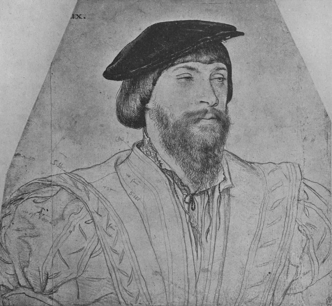 Thomas, Lord Vaux, c1533 1945 av Hans Holbein der Jüngere