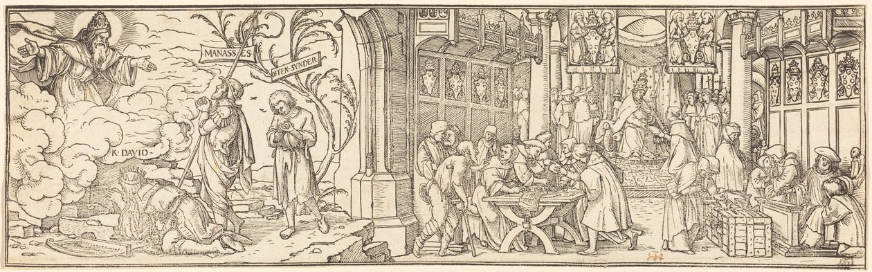 Handel med avlatsbrev av Hans Holbein the Younger