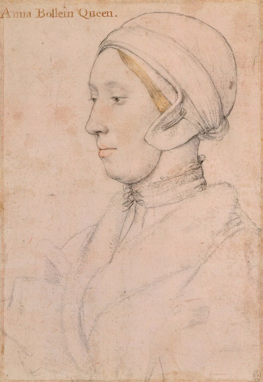 Ukjent Lady Anne Boleyn, 1536 av Hans Holbein der Jüngere