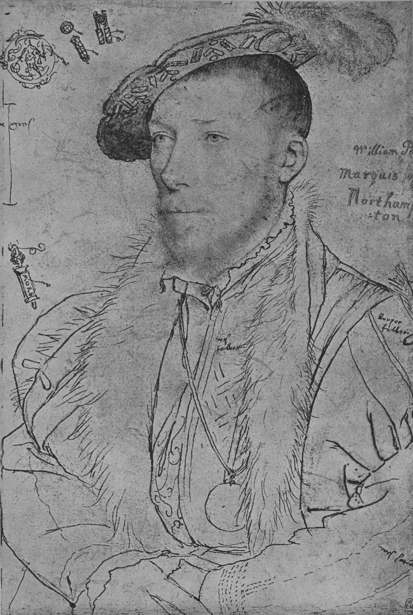 William Parr, Marquess of Northampton, c1538-1542 1945 av Hans Holbein der Jüngere