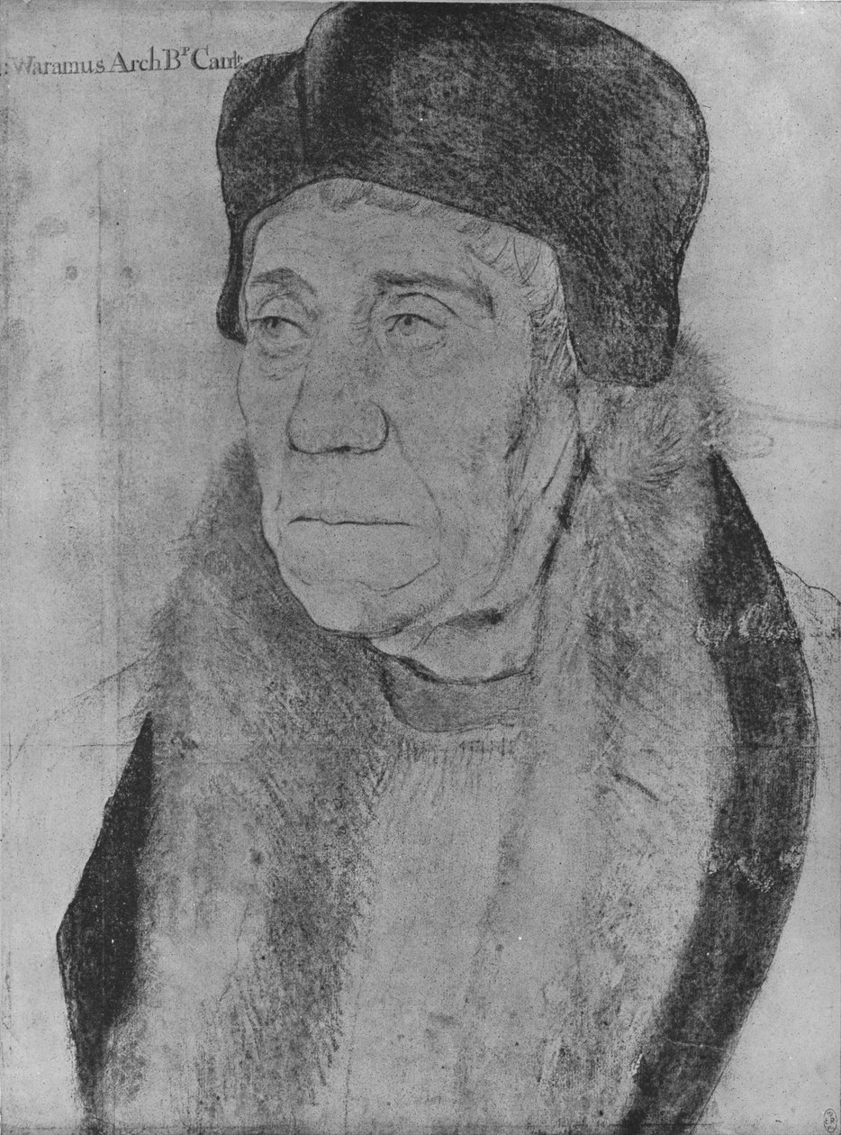 William Warham, erkebiskop av Canterbury, 1527 1945 av Hans Holbein der Jüngere