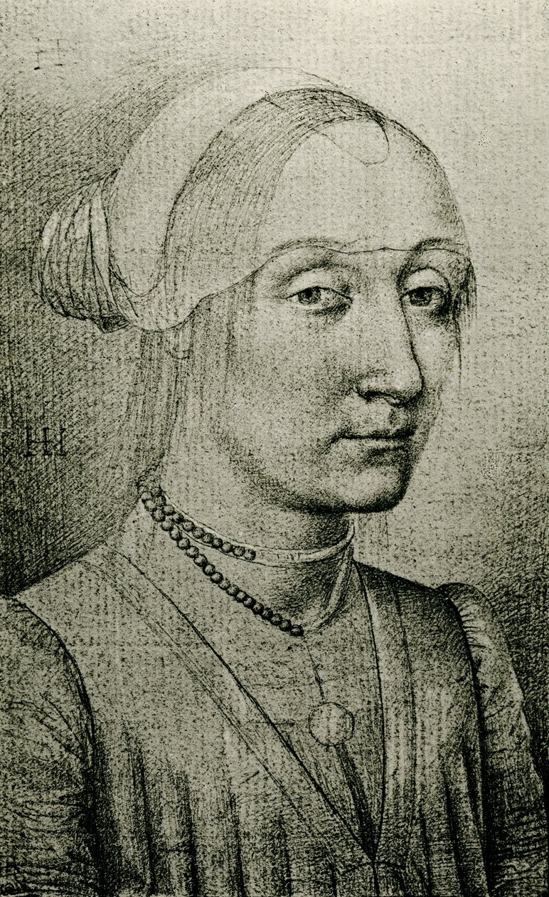 Kvinneportrett av Hans Holbein der Jüngere