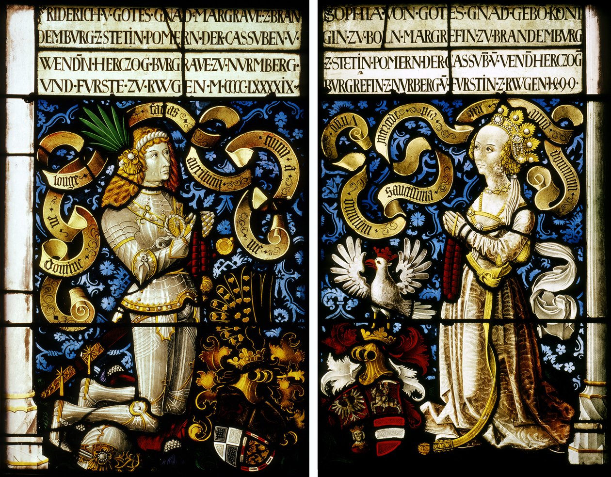 Markgreve Frederick av Brandenburg-Ansbach 1460–1536 og hans kone Sophia Jagiellon 1464–1512, 149 av Hans Kamberger