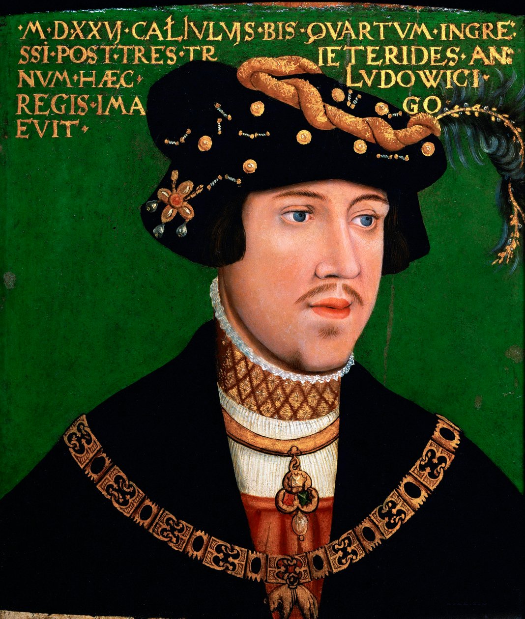 Kong Ludvig II av Ungarn, ca 1522 av Hans Krell