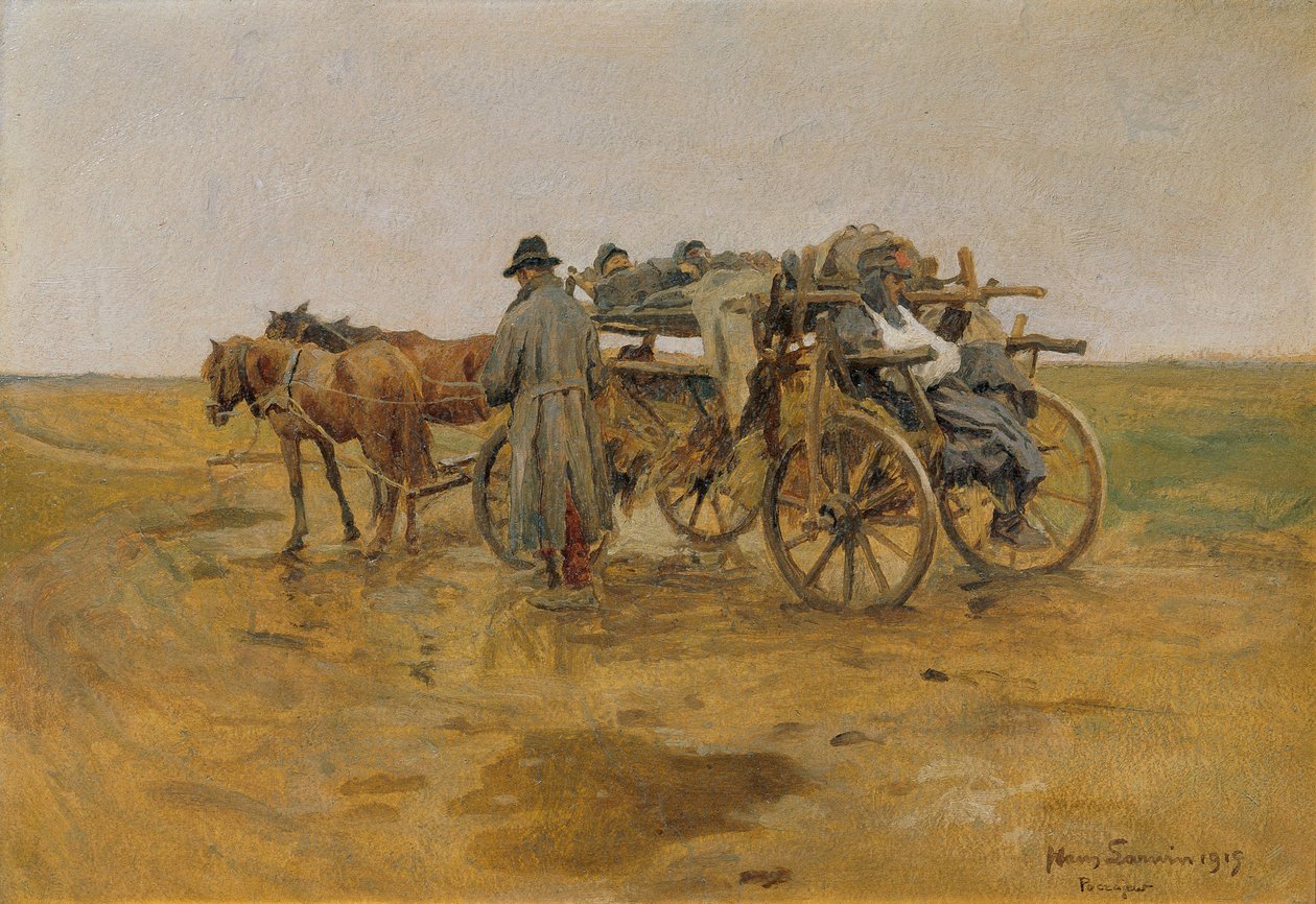 såret transport av Hans Larwin
