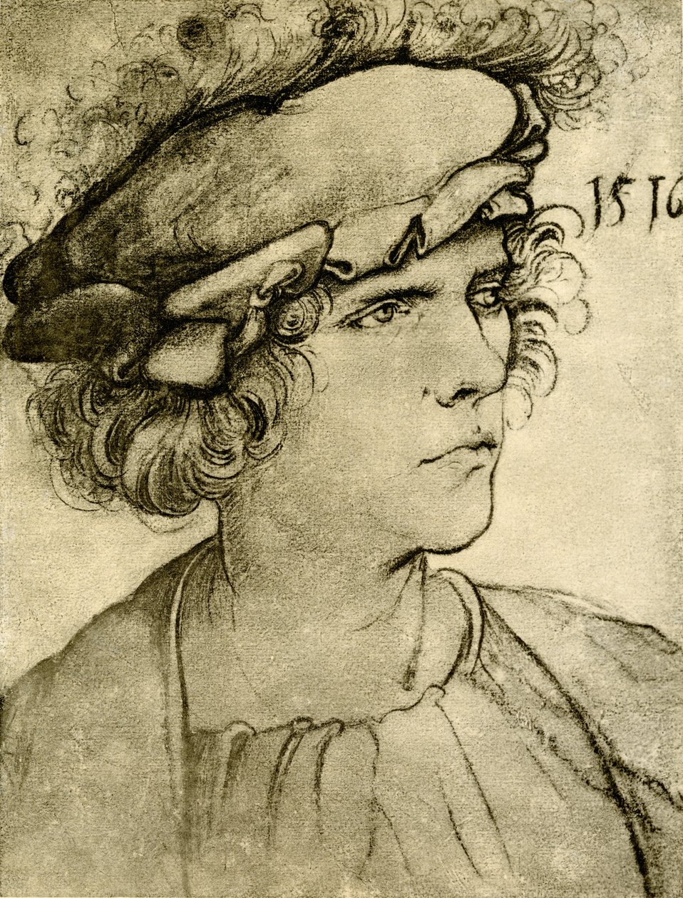 Portrett av en fremmed av Hans Leonard Schaufelein