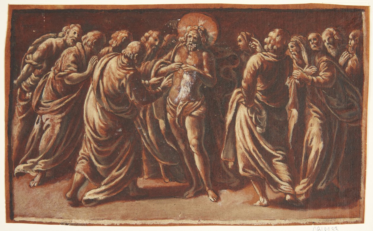 Jesus viser seg for apostlene av Hans Leu d.Æ.