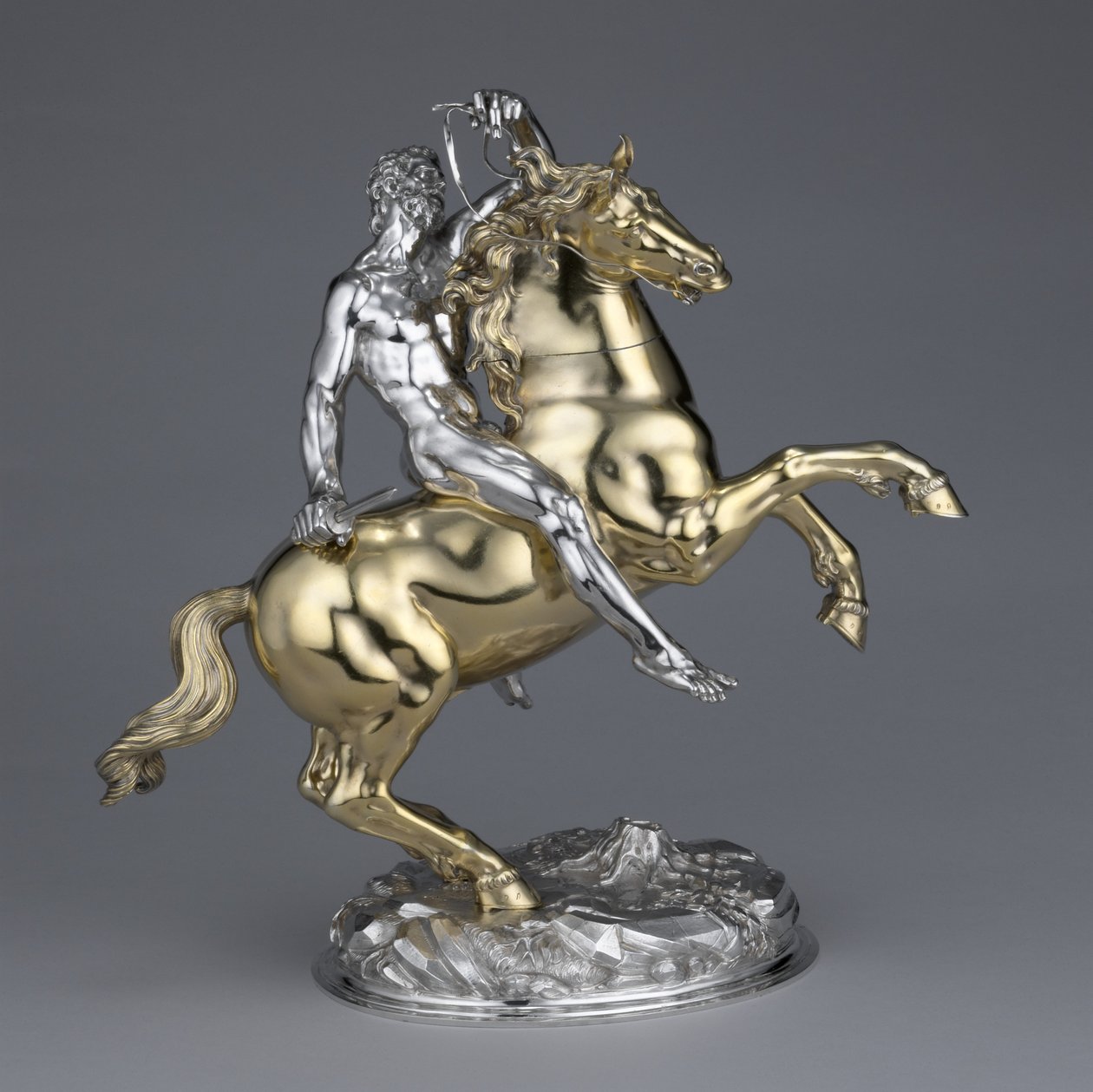 Hest og rytter, 1630 av Hans Ludwig Kienle