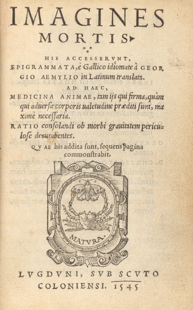 Imagines Mortis (Dødsdansen) av Hans Lützelburger after Hans Holbein the Younger
