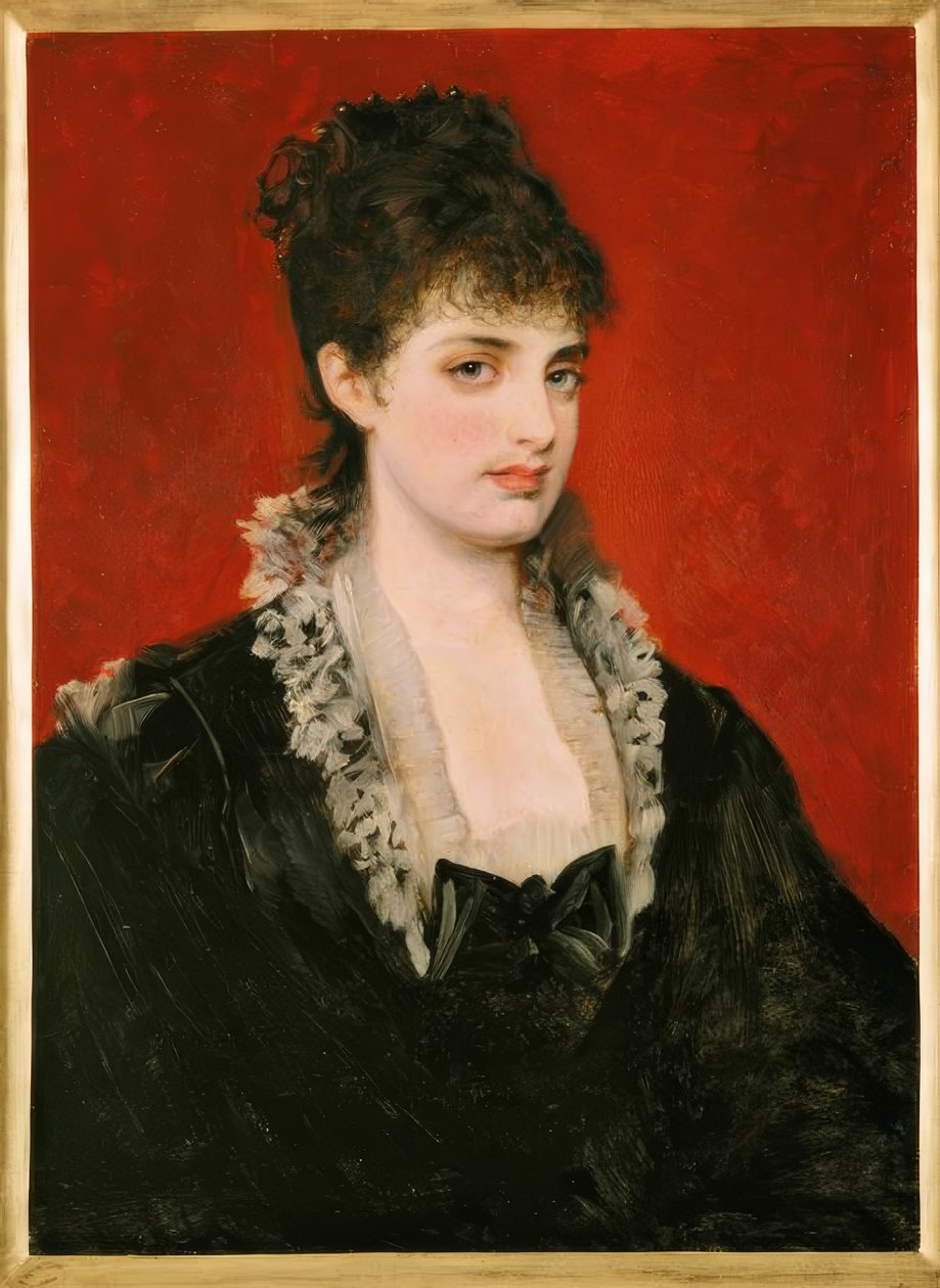 Anna von Waldberg (1831-1884) av Hans Makart
