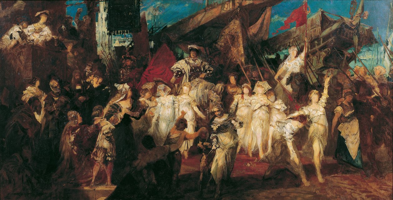 Innreise av Karl V i Antwerpen av Hans Makart