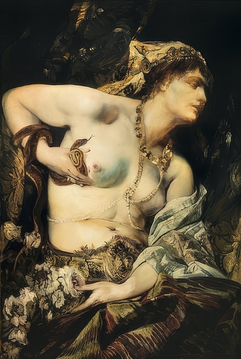 Kleopatras død. 1875 av Hans Makart