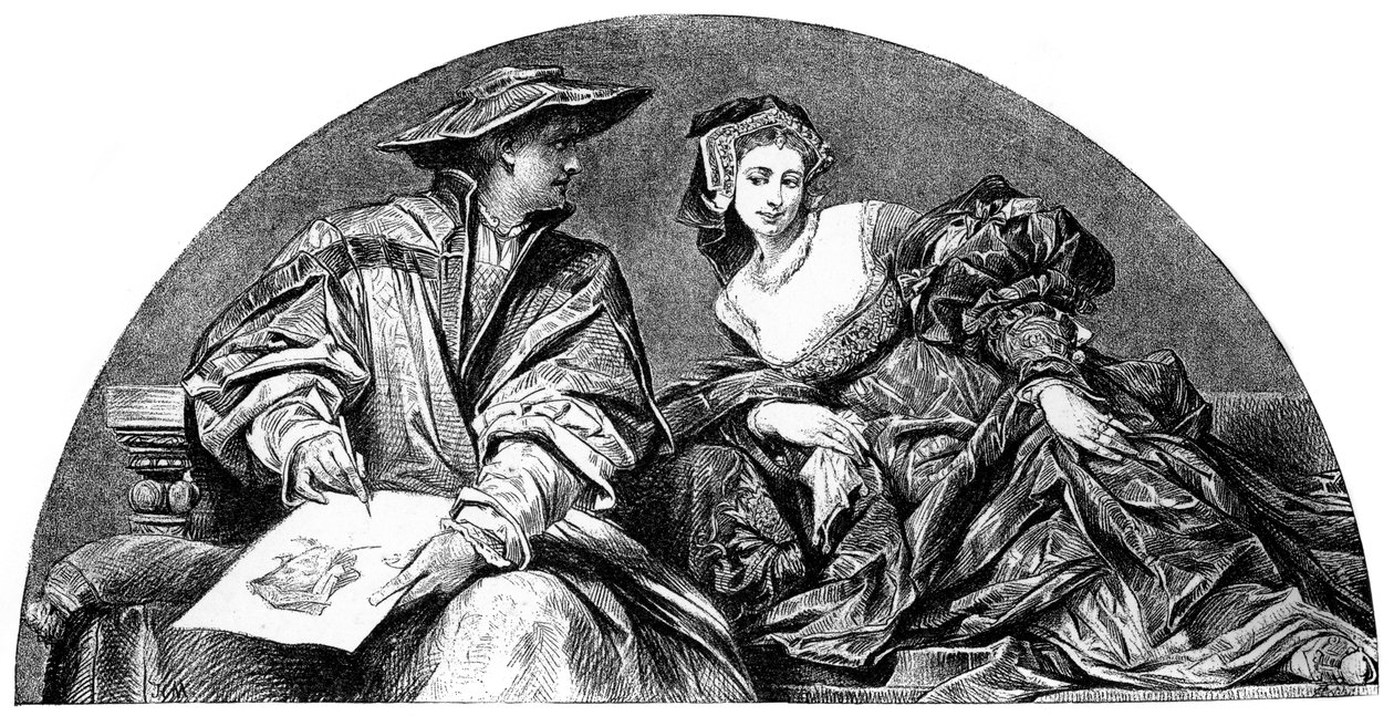 Hans Holbein, tysk kunstner, c1880-1882 av Hans Makart