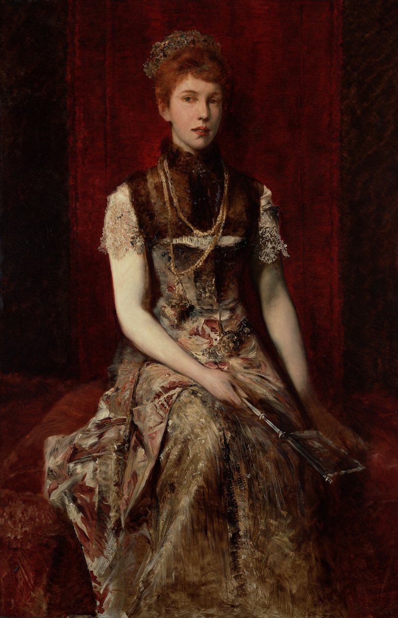 Portrett av Dora Fournier-Gabillon, ca 1879 av Hans Makart