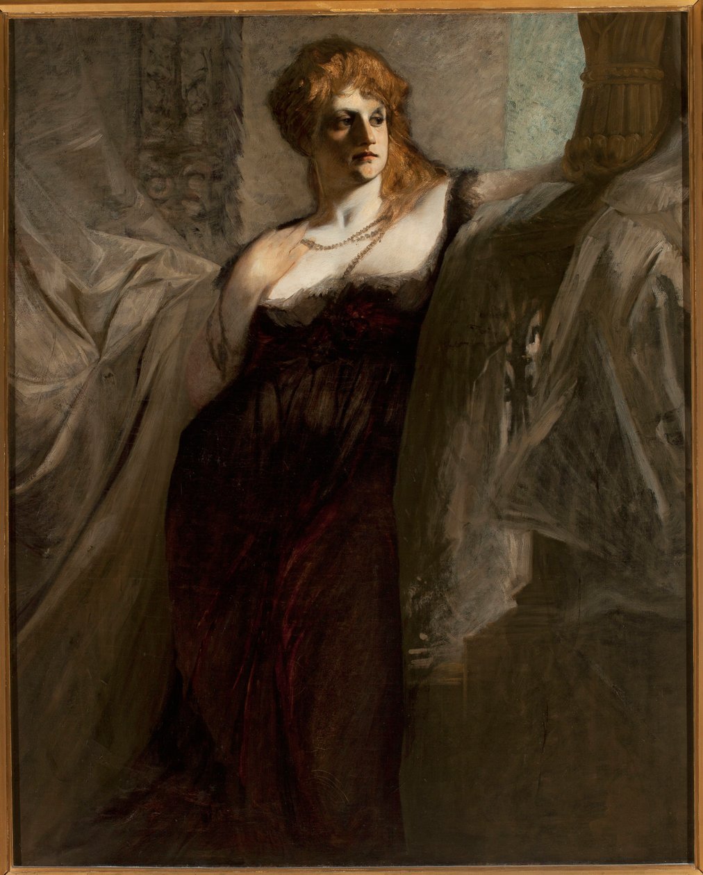 Portrett av en ung kvinne av Hans Makart