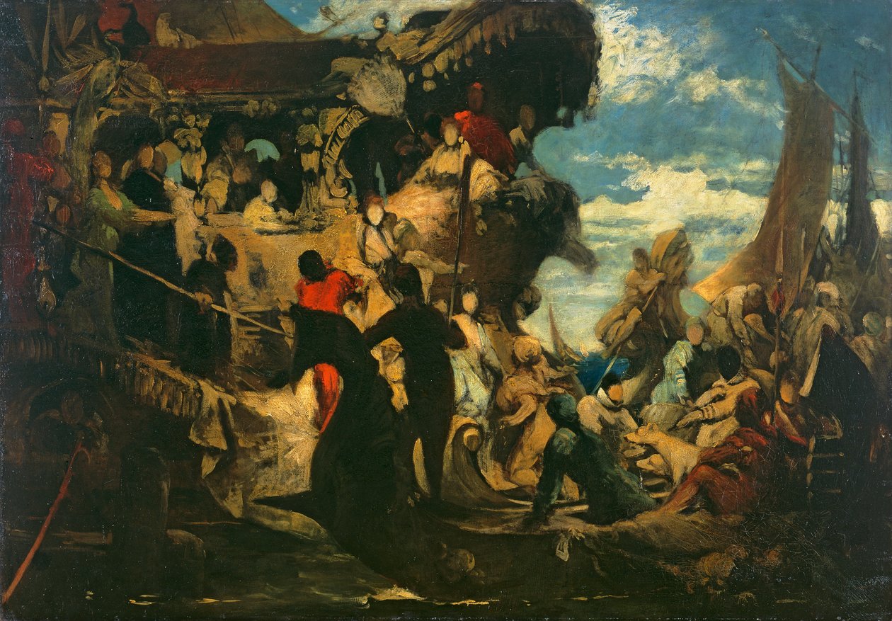 Venedig hyller Caterina Cornaro av Hans Makart