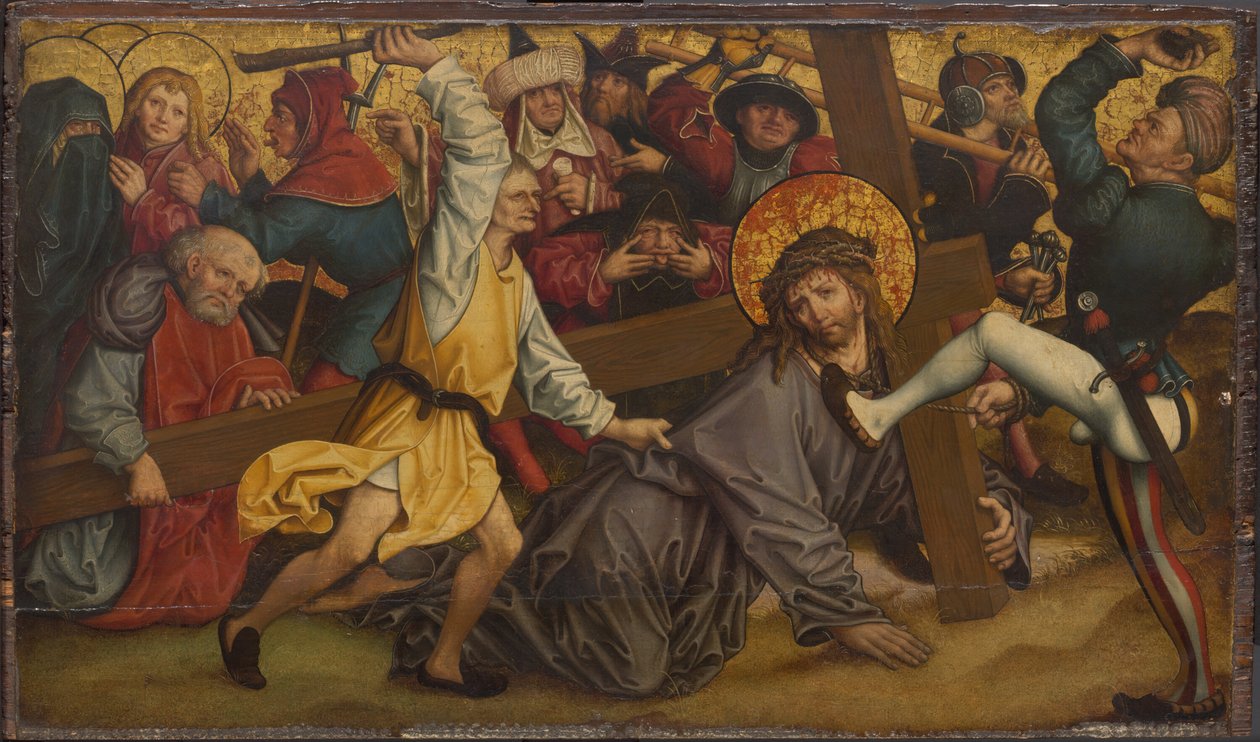 Kristus som bærer korset, 150015. av Hans Maler