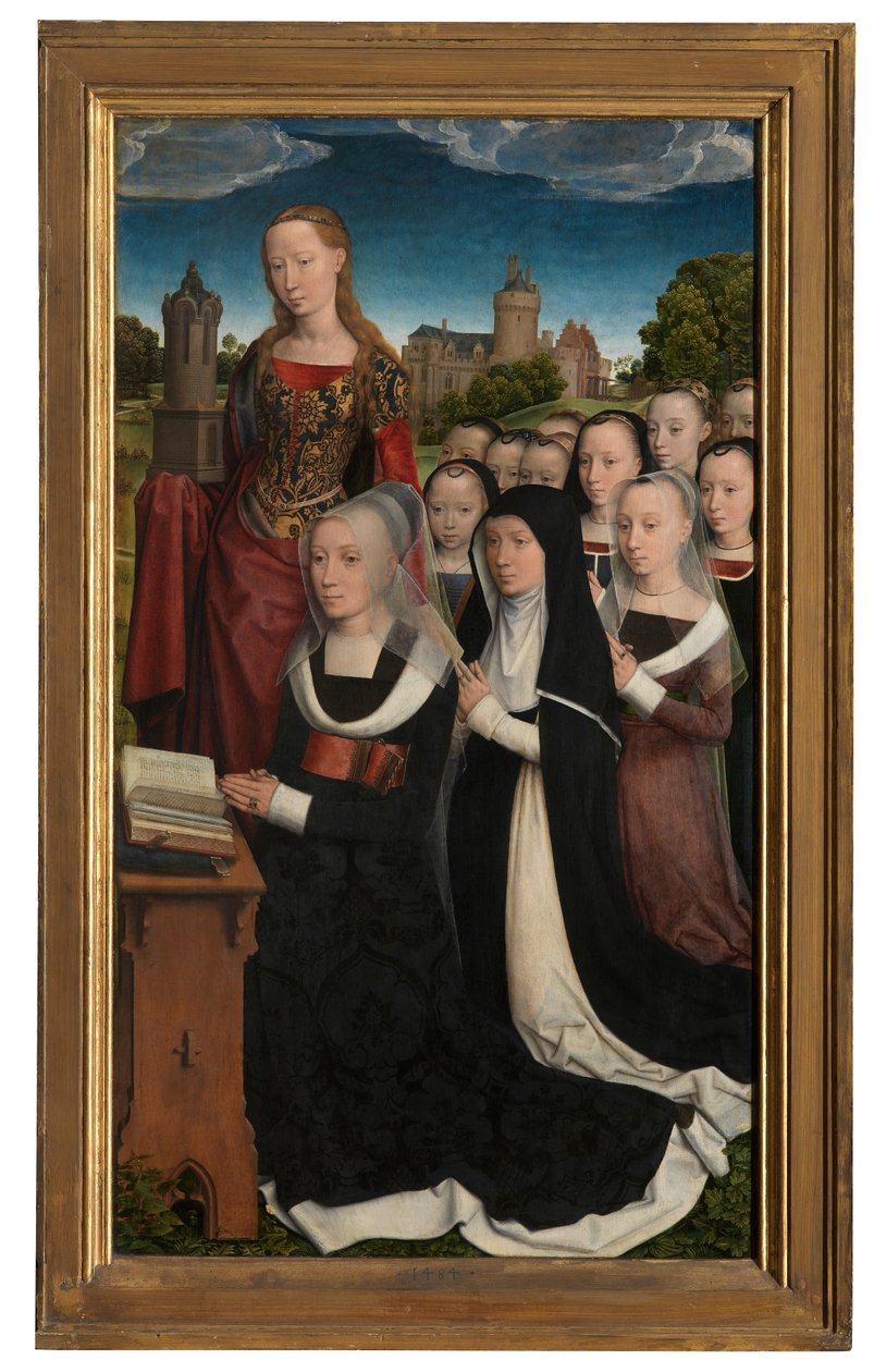 Detalj av triptyken til Willem Moreel av Hans Memling