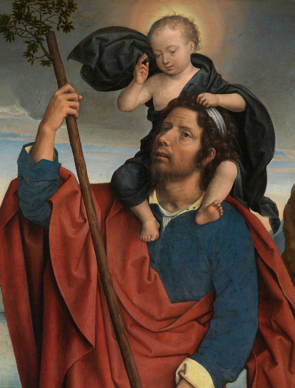 Detalj av triptyken til Willem Moreel av Hans Memling