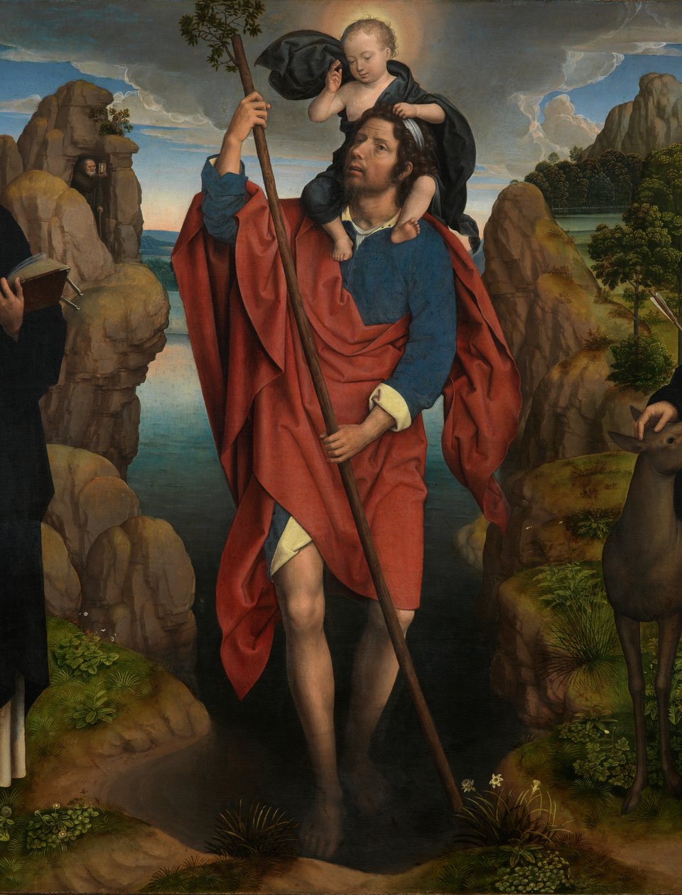Detalj av triptyken til Willem Moreel av Hans Memling