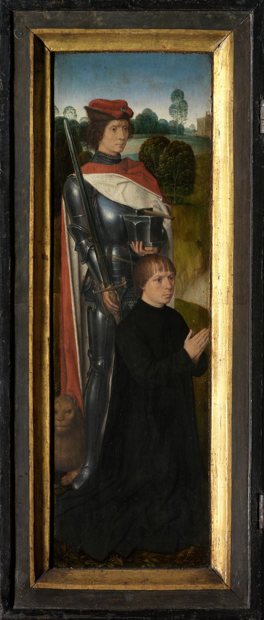 Venstre ving av Triptych av Adriaan Reins av Hans Memling