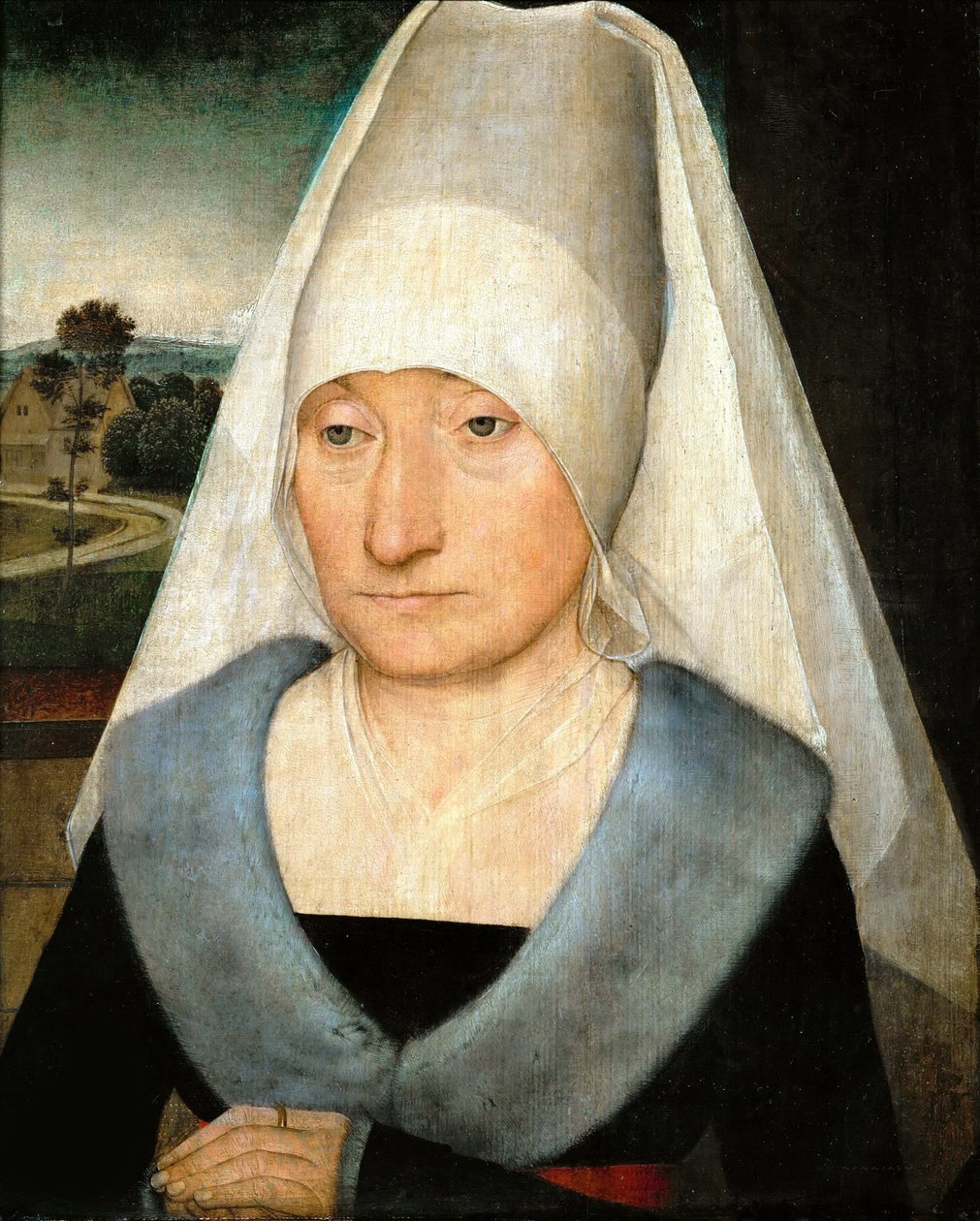 Portrett av en gammel kvinne, ca 1470-1475. av Hans Memling