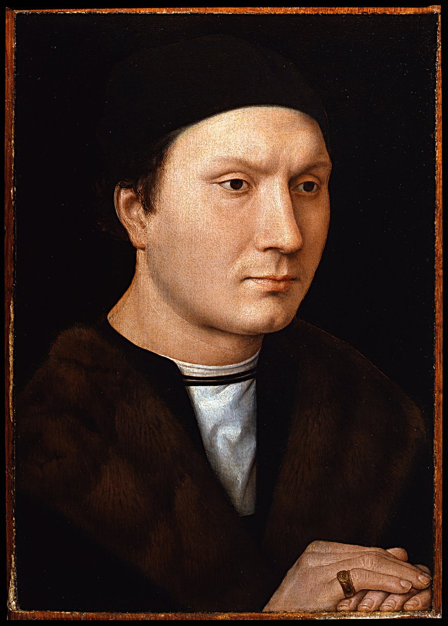 Portrett av en ukjent mann, ca 1485 av Hans Memling