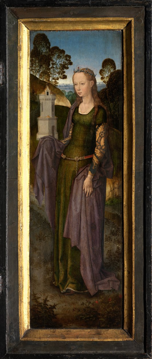 Høyre fløy av Triptych av Adriaan Reins av Hans Memling