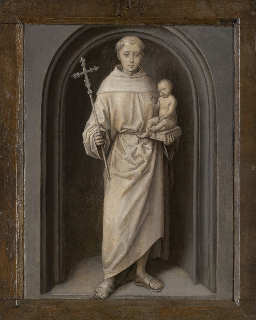 Saint Anthony av Padua, 1485-90 av Hans Memling