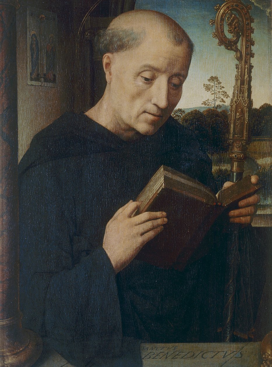 St. Benedikt, 1487 av Hans Memling