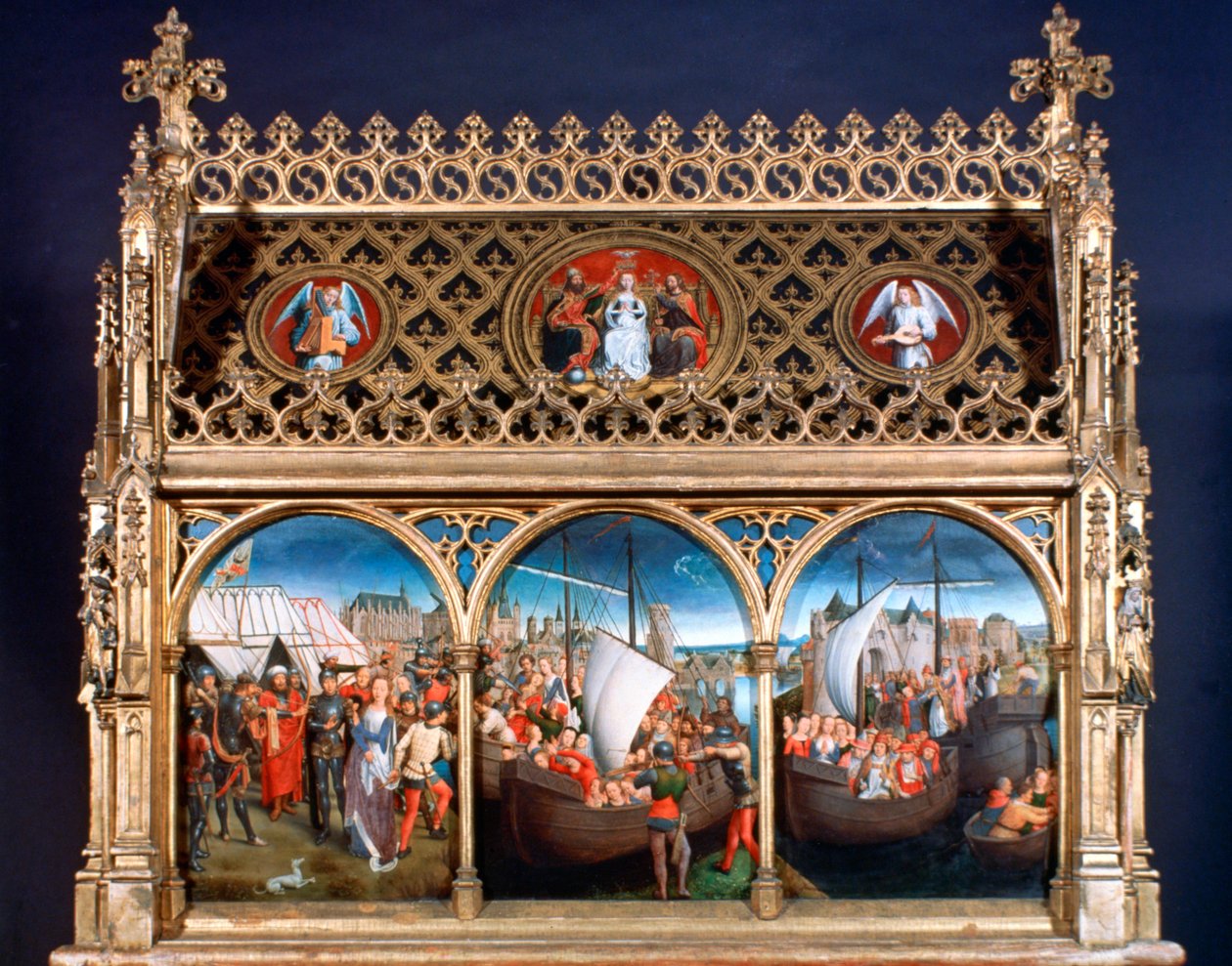 St Ursula-helligdommen, 1489 av Hans Memling