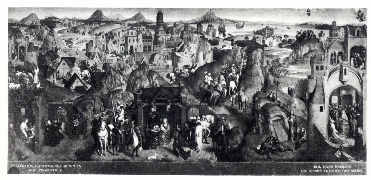 Jomfruens syv gleder, 1480 av Hans Memling