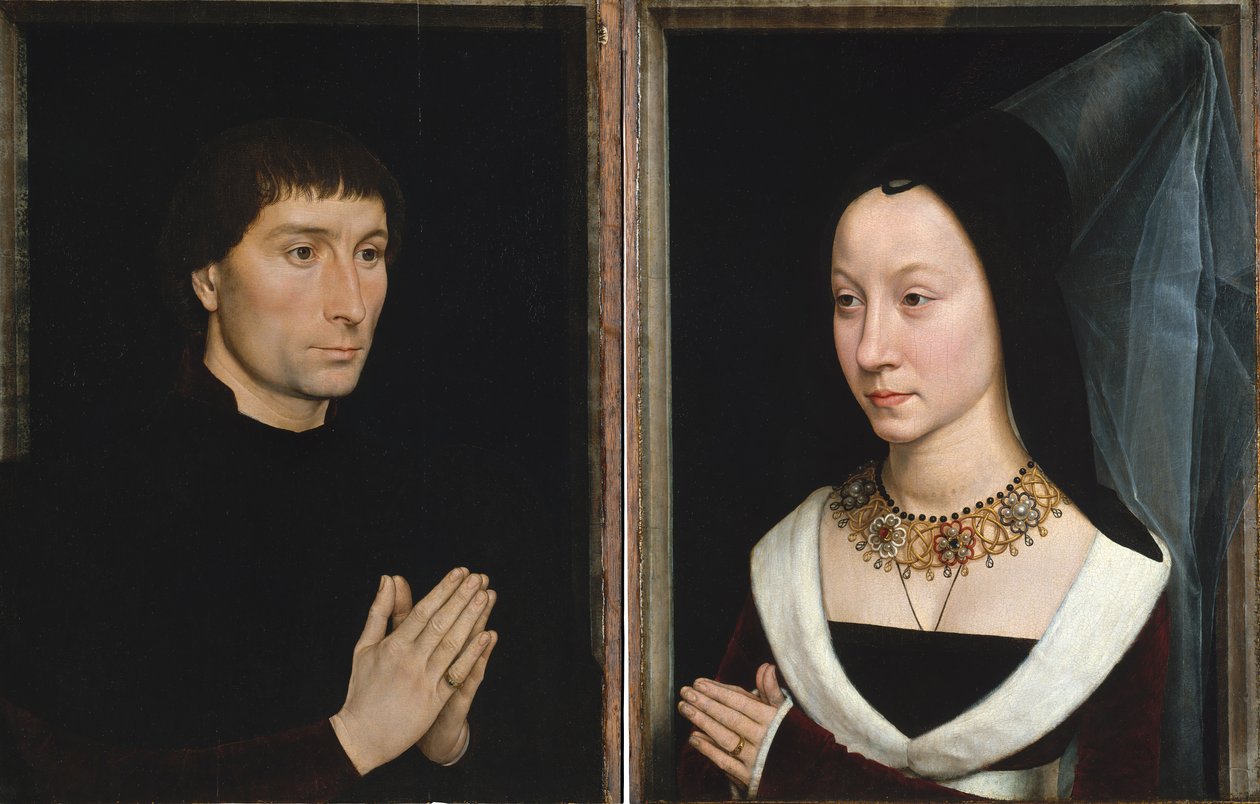 Tommaso di Folco Portinari 1428-1501, Maria Portinari ..., ca. 1470. av Hans Memling