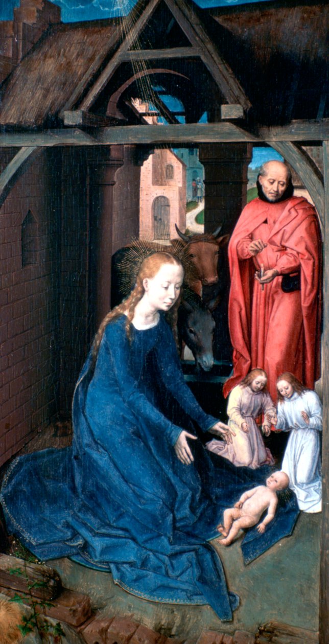 Triptych of Jan Florain, detalj, 1479 av Hans Memling
