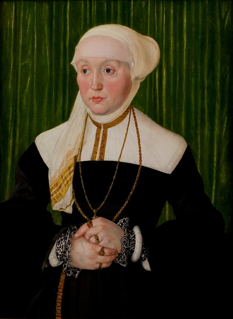 Portrett av en dame av Hans Mielich