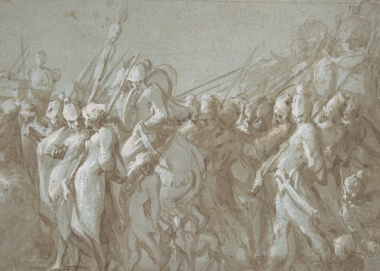 Militær prosesjon, 1500-tallet. av Hans Mont