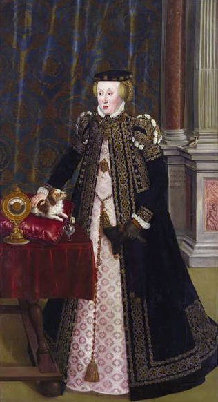 Erkehertuginne Anna av Bayern (1528–90), datter av Ferdinand I, den hellige romerske keiseren, 1556 av Hans Muelich or Mielich