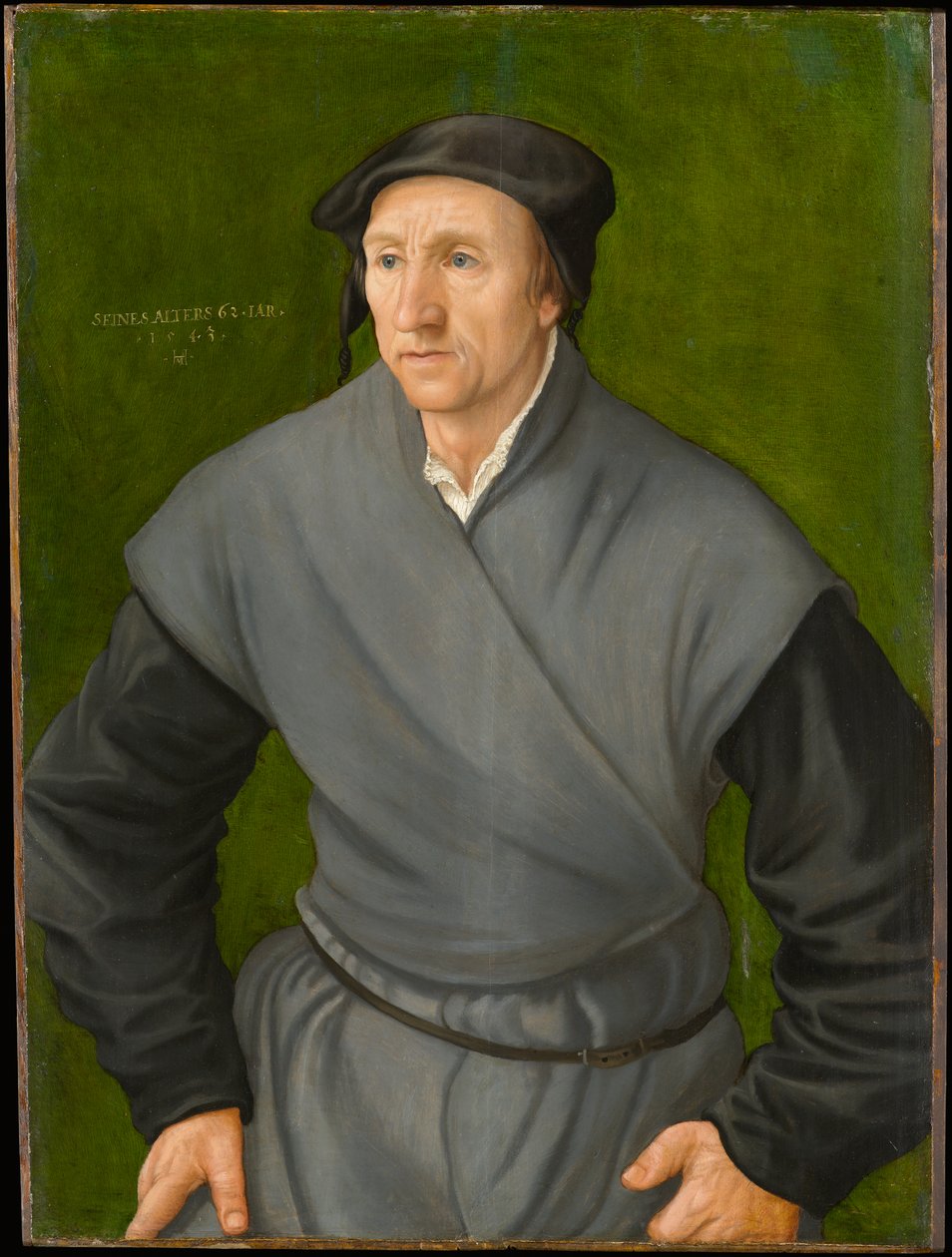 Portrett av en mann, 1543 av Hans Muelich or Mielich