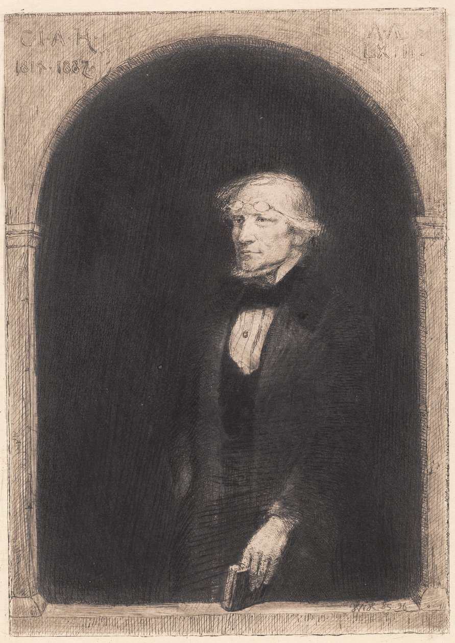 "Min fars portrett" av Hans Nikolaj Hansen