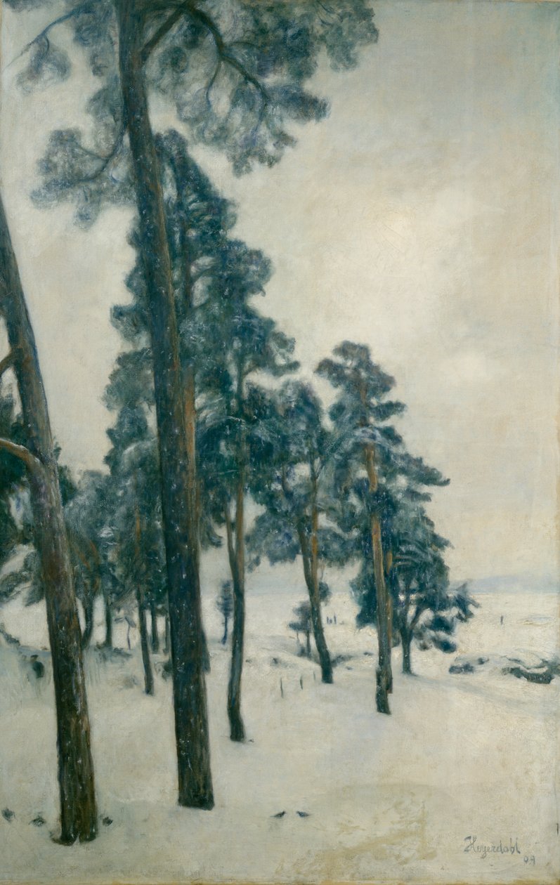 From Bogstad lake av Hans Olaf Heyerdahl
