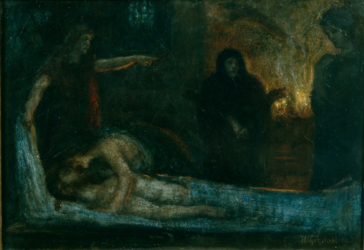 Mytologisk scene av Hans Olaf Heyerdahl