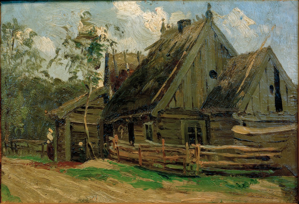 Tømmerhus i Masuria av Hans Peter Feddersen d. J.
