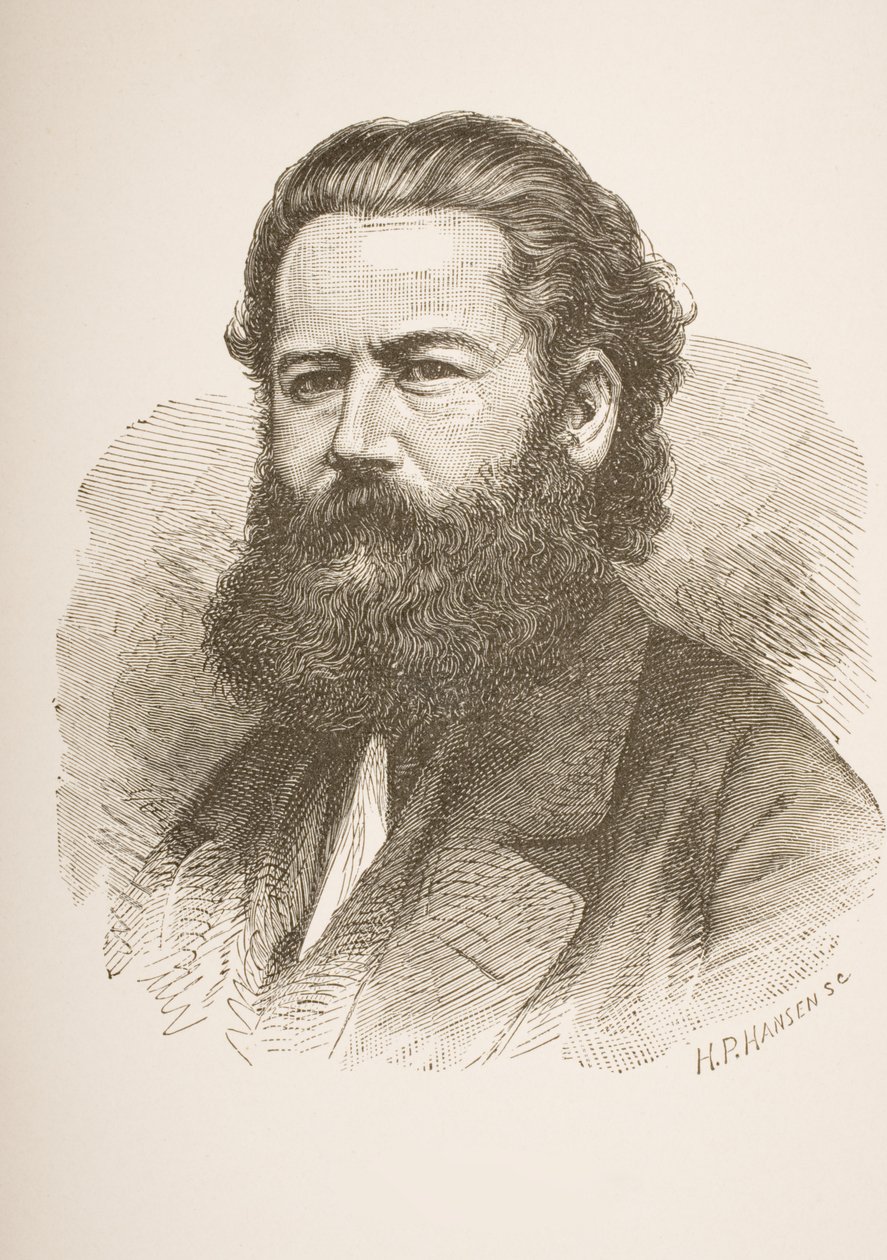 Henrik Ibsen (1828-1906) ca. 1858 av Hans Peter Hansen