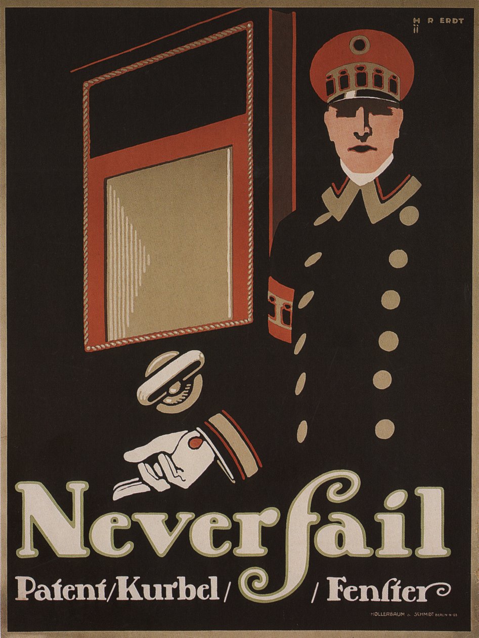 Aldri svikte Windows, 1911 av Hans Rudi Erdt