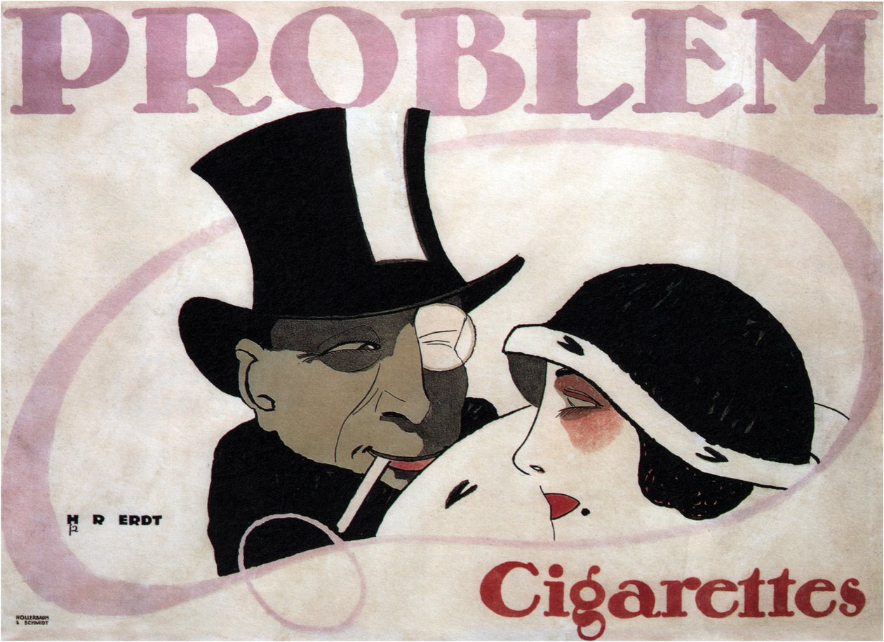 Problemsigaretter, 1912 av Hans Rudi Erdt